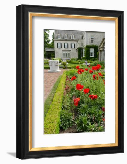 George Eastman House, Museum, Garden, Rochester, New York, USA-Cindy Miller Hopkins-Framed Photographic Print