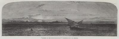 An Island on the Venetian Lagoon-George Edwards Hering-Framed Giclee Print