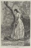 Portrait of a Lady in a White Dress-George Elgar Hicks-Mounted Giclee Print