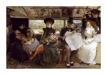 The Bayswater Omnibus, 1895-George Elgar Hicks-Framed Premium Giclee Print