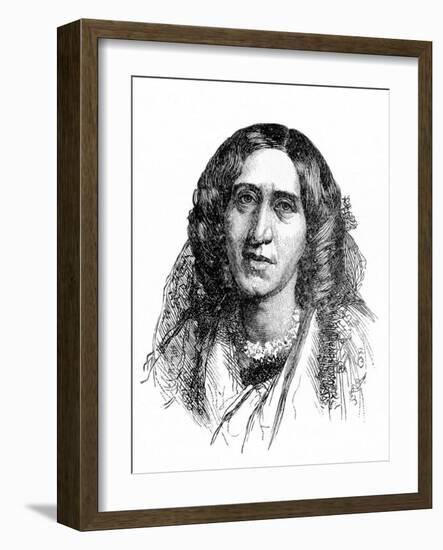 George Eliot-Frederick William Burton-Framed Giclee Print