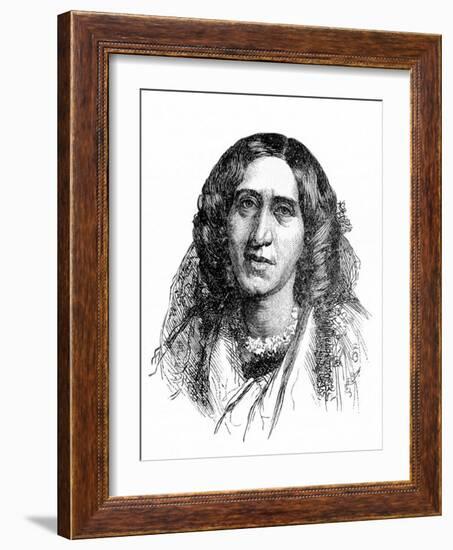 George Eliot-Frederick William Burton-Framed Giclee Print