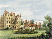 North Front, Old Palace, from the Queen's Garden, Plate 5-George Ernest Papendiek-Framed Giclee Print