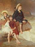 The Children of Sir Hussey Vivian at the Seaside-George F. Henry-Giclee Print