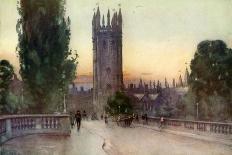 Magdalen Bell Tower, Oxford, Oxfordshire, 1924-1926-George F Nicholls-Framed Premier Image Canvas