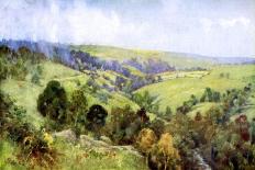 On the Hills Near Harrogate, Yorkshire, 1924-1926-George F Nicholls-Framed Giclee Print