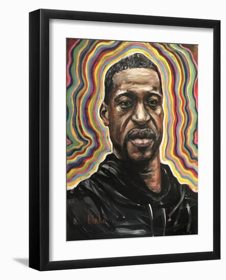 George Floyd, C.2020 (Acrylic on Canvas)-Blake Munch-Framed Giclee Print