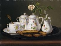 Still Life of Porcelain and Biscuits, 1872-George Forster-Mounted Giclee Print