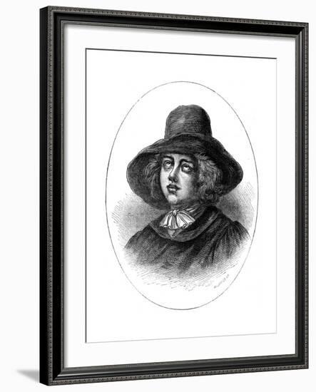 George Fox, Founder of the Quakers, 17th Century-Whymper-Framed Giclee Print