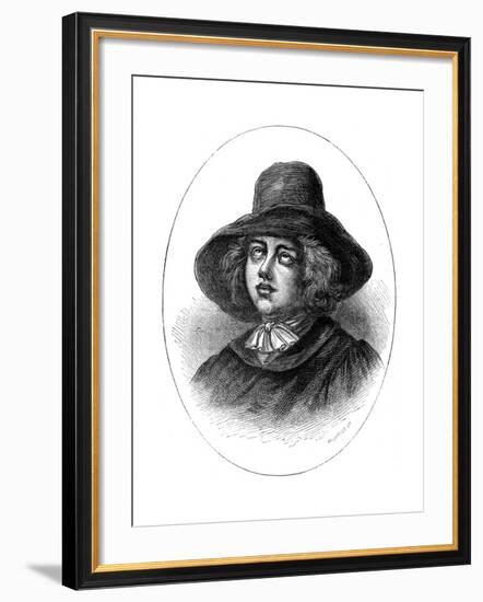 George Fox, Founder of the Quakers, 17th Century-Whymper-Framed Giclee Print