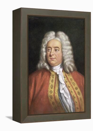 George Frederic Handel Composer-null-Framed Stretched Canvas