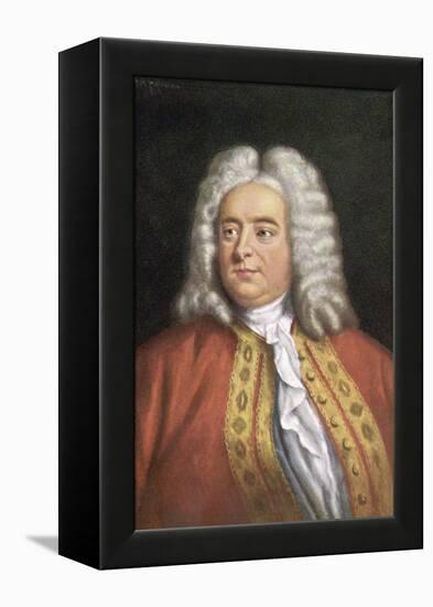 George Frederic Handel Composer-null-Framed Stretched Canvas