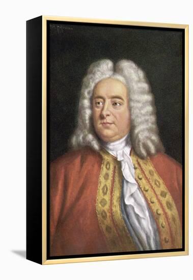 George Frederic Handel Composer-null-Framed Stretched Canvas