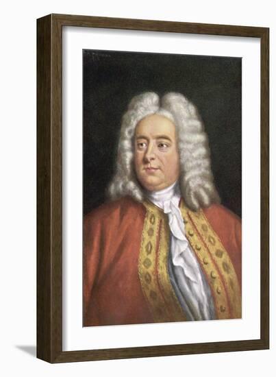 George Frederic Handel Composer-null-Framed Art Print