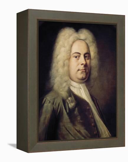 George Frideric Händel-Balthasar Denner-Framed Stretched Canvas