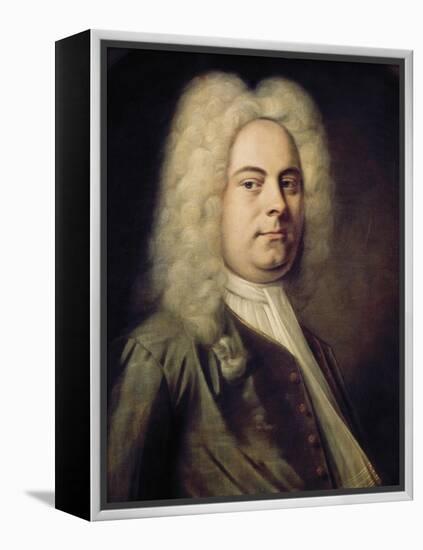 George Frideric Händel-Balthasar Denner-Framed Stretched Canvas