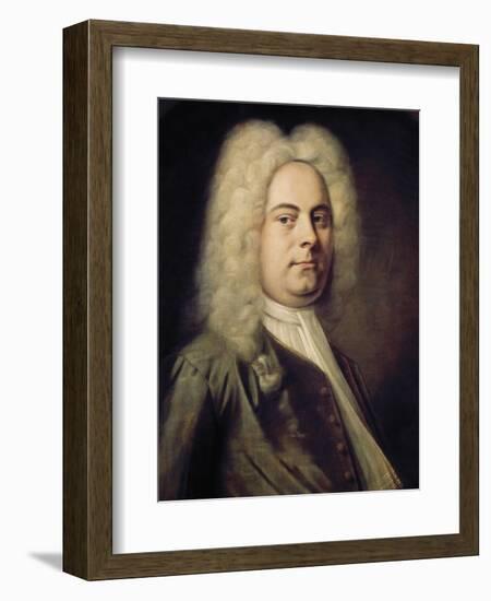 George Frideric Händel-Balthasar Denner-Framed Premium Giclee Print