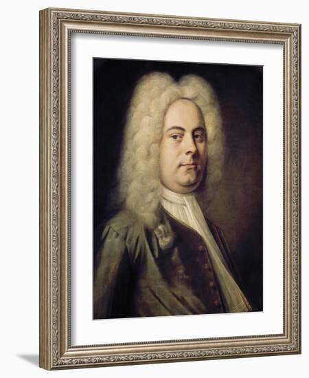 George Frideric Händel-Balthasar Denner-Framed Art Print