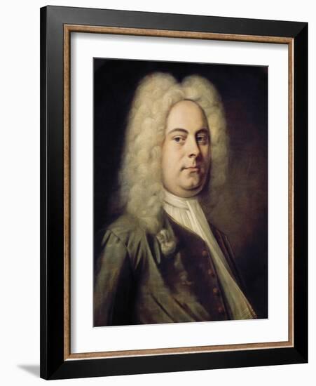 George Frideric Händel-Balthasar Denner-Framed Art Print