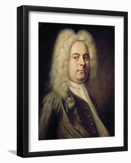 George Frideric Händel-Balthasar Denner-Framed Art Print