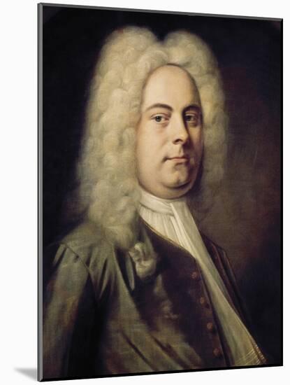 George Frideric Händel-Balthasar Denner-Mounted Art Print