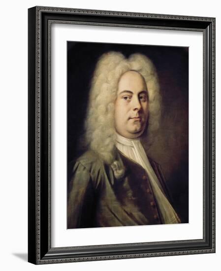 George Frideric Händel-Balthasar Denner-Framed Art Print