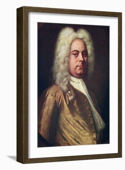 George Frideric Handel, (1685-175), German Composer, C1730S-Balthasar Denner-Framed Giclee Print