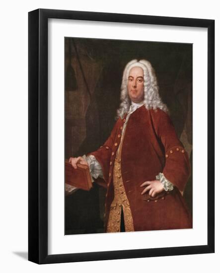 George Frideric Handel, (1685-175), German Composer, C1750S-Thomas Hudson-Framed Giclee Print