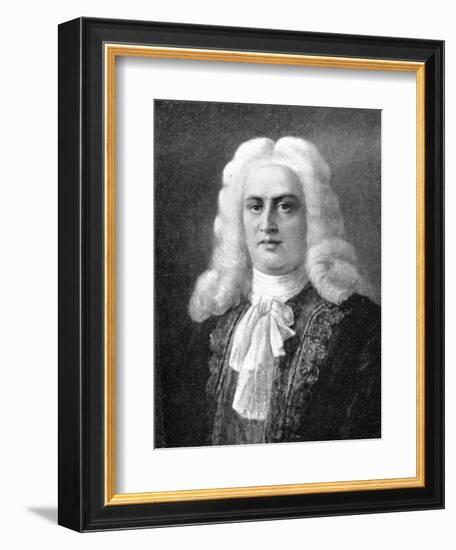 George Frideric Handel, (1685-1759), German Baroque composer, 1909. Artist: Unknown-Unknown-Framed Giclee Print