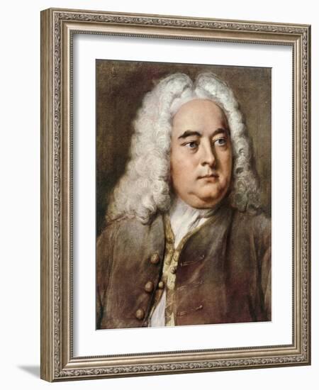 George Frideric Handel, 1685-1759 German composer-null-Framed Giclee Print