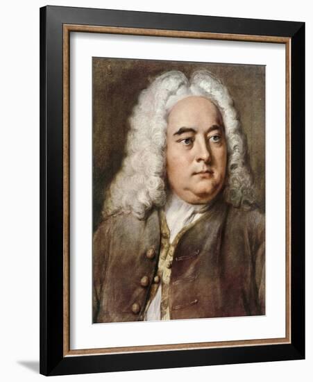 George Frideric Handel, 1685-1759 German composer-null-Framed Giclee Print