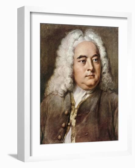 George Frideric Handel, 1685-1759 German composer-null-Framed Giclee Print