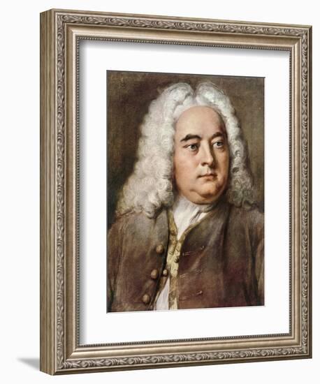 George Frideric Handel, 1685-1759 German composer-null-Framed Giclee Print