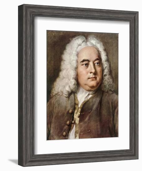 George Frideric Handel, 1685-1759 German composer-null-Framed Giclee Print