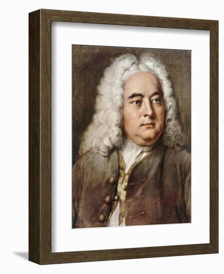 George Frideric Handel, 1685-1759 German composer-null-Framed Giclee Print