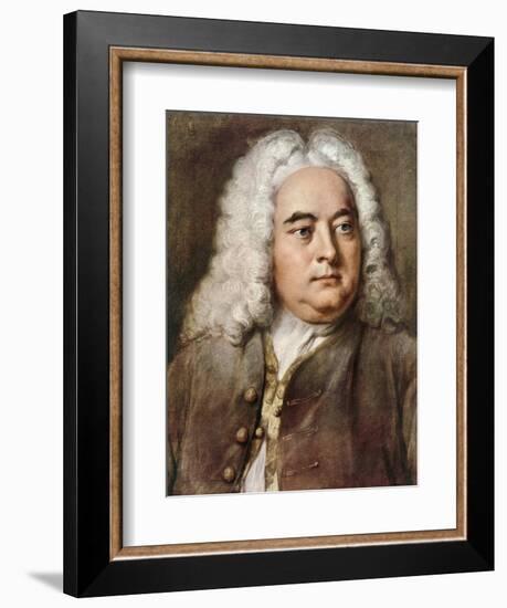 George Frideric Handel, 1685-1759 German composer-null-Framed Giclee Print