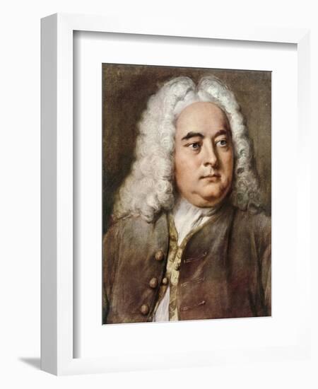 George Frideric Handel, 1685-1759 German composer-null-Framed Giclee Print