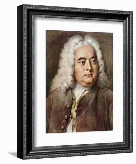 George Frideric Handel, 1685-1759 German composer-null-Framed Giclee Print