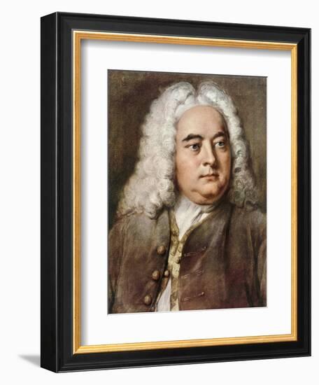 George Frideric Handel, 1685-1759 German composer-null-Framed Giclee Print