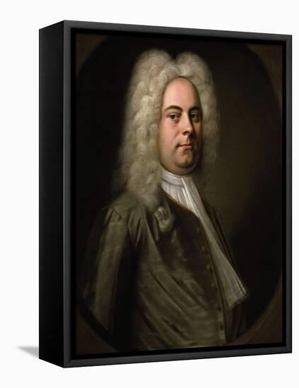 George Frideric Handel, German Composer, 1726-1728-Balthasar Denner-Framed Premier Image Canvas