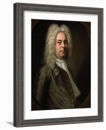 George Frideric Handel, German Composer, 1726-1728-Balthasar Denner-Framed Giclee Print