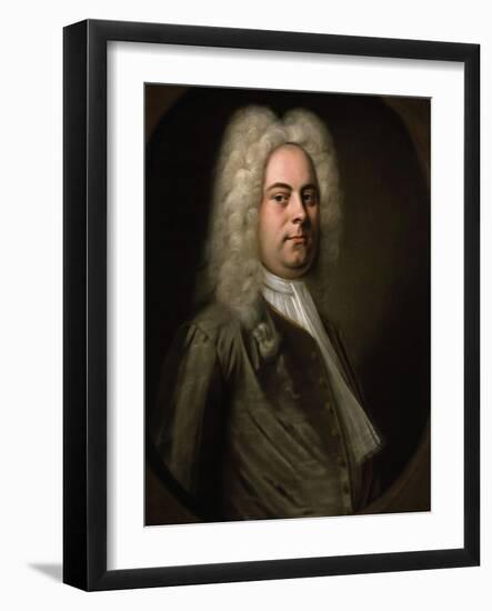 George Frideric Handel, German Composer, 1726-1728-Balthasar Denner-Framed Giclee Print