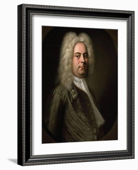 George Frideric Handel, German Composer, 1726-1728-Balthasar Denner-Framed Giclee Print