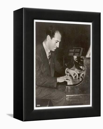 George Gershwin American Composer-null-Framed Premier Image Canvas
