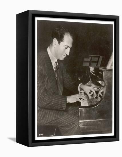 George Gershwin American Composer-null-Framed Premier Image Canvas