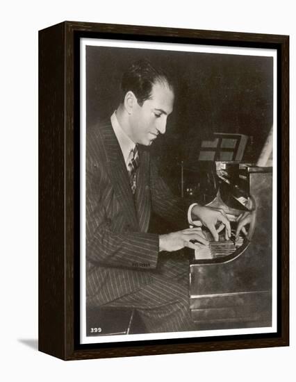 George Gershwin American Composer-null-Framed Premier Image Canvas