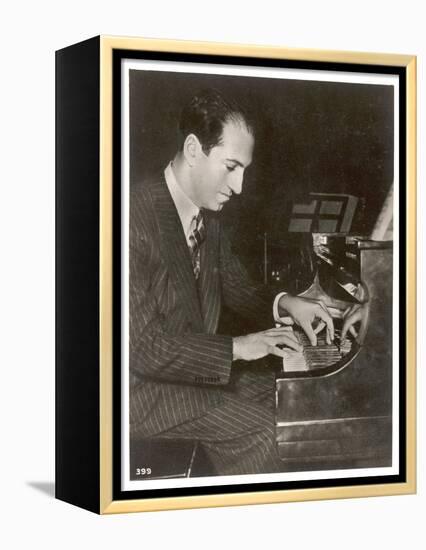 George Gershwin American Composer-null-Framed Premier Image Canvas