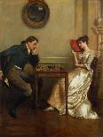 A Game of Chess-George Goodwin Kilburne-Giclee Print