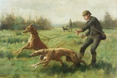 Exercising Greyhounds-George Goodwin Kilburne-Giclee Print