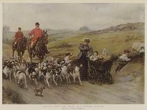 Exercising Greyhounds-George Goodwin Kilburne-Giclee Print